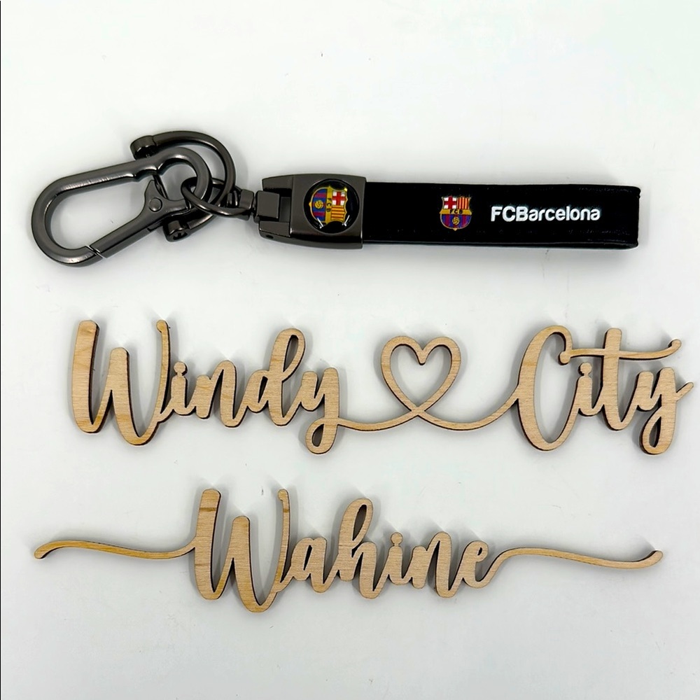 NWT FC Barcelona Keychain